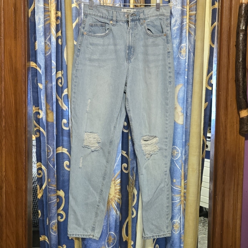 Ardene Light Blue MM High Rise Jeans Size 3
